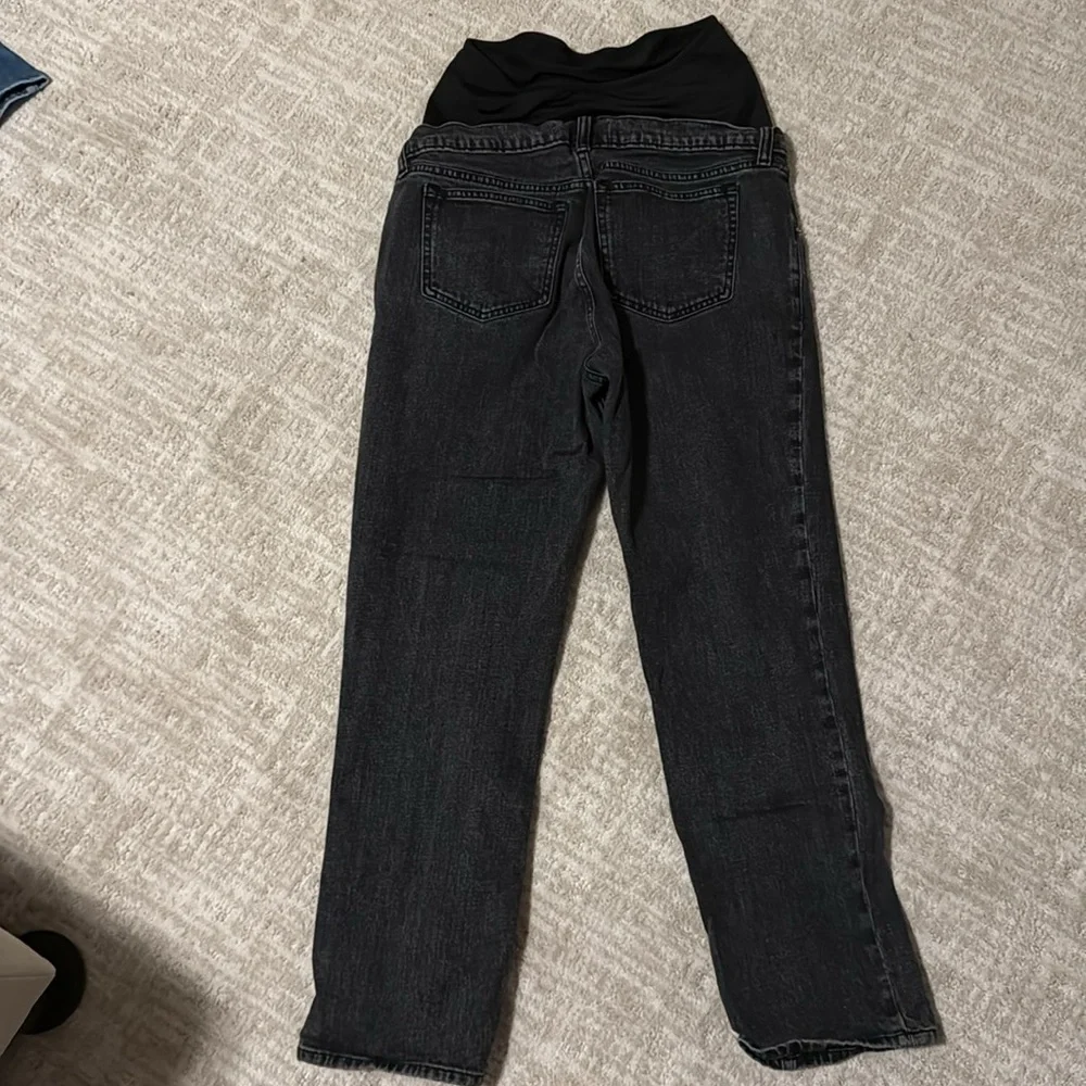 Abercrombie & Fitch Black Maternity Jeans - Picture 2 of 4